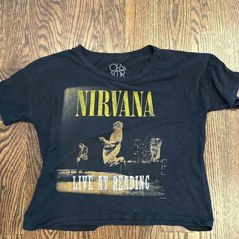Chaser black nirvana t shirt size medium good condition